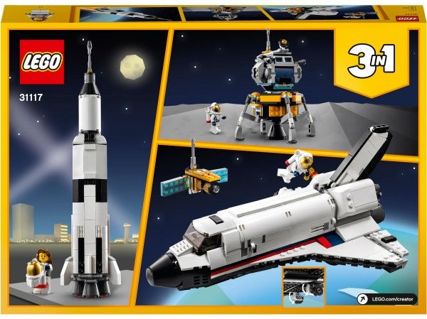 Конструктор LEGO Creator Пригоди на космічному шатлі 31117