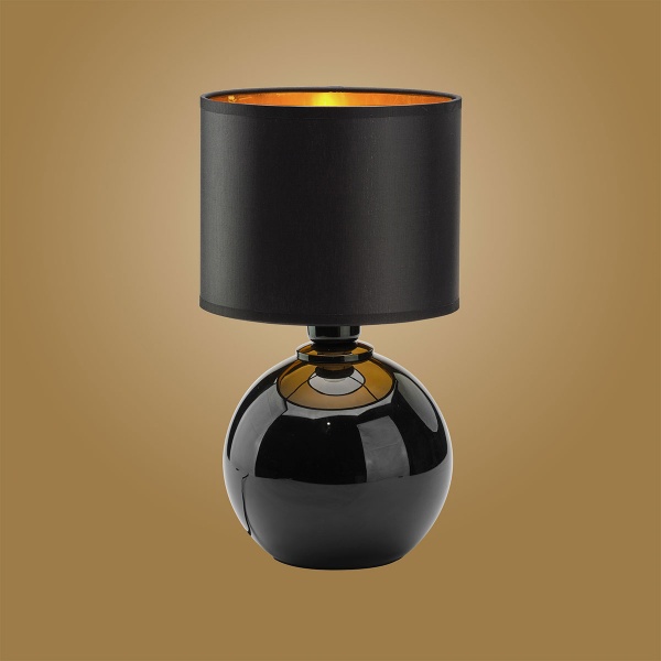 Настільна лампа декоративна TK Lighting Palla Small 1PL-5068 1x15 Вт E27 чорний/золото 