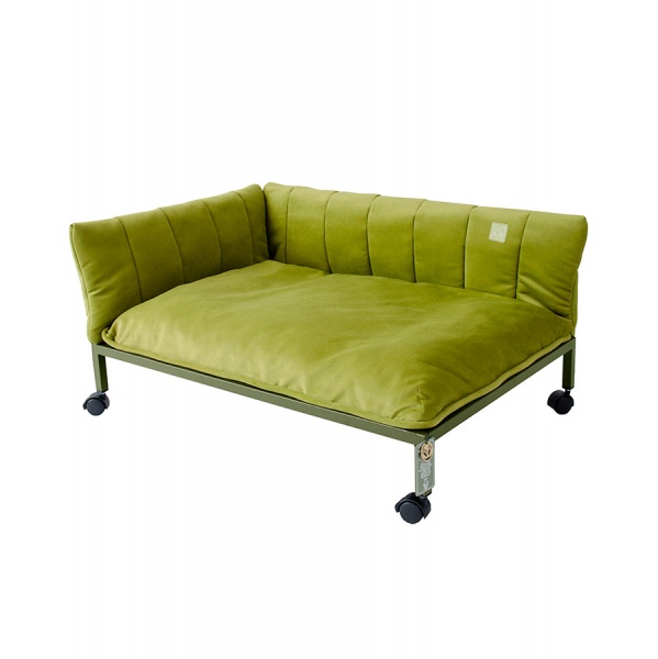 Лежак 10 центів для Джека Вардо L на колёсах оливковый