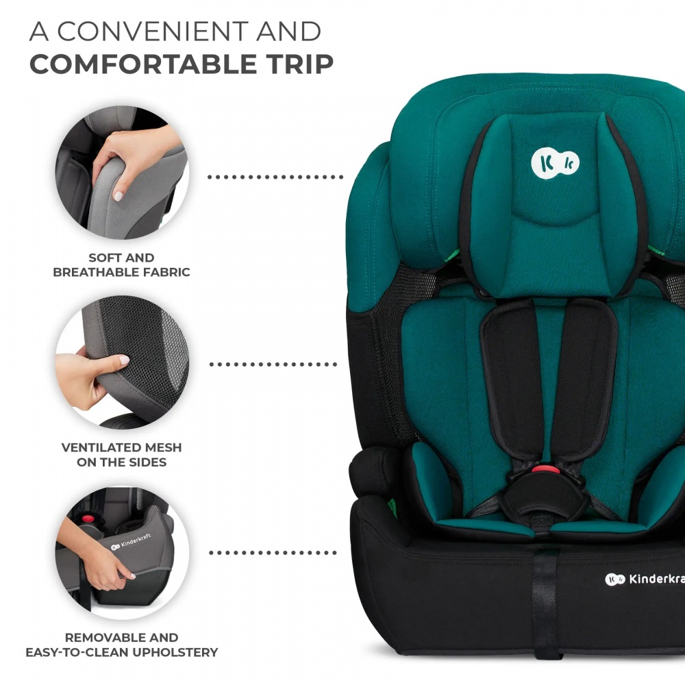 Автокресло Kinderkraft Comfort Up i-Size Green зеленый KCCOUP02GRE0000