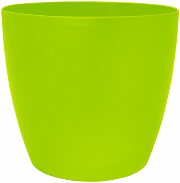 Горшок пластиковый Алеана Матильда круглый 11,9л салатовый (113092) 