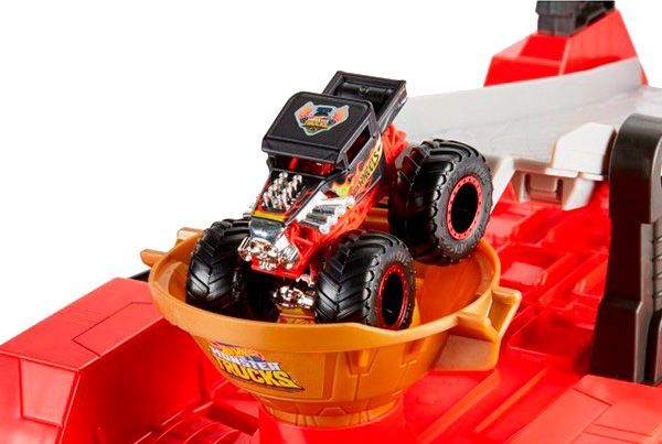 Трек Hot Wheels Грузовик-трансформер Скоростной спуск серии Monster Trucks GFR15
