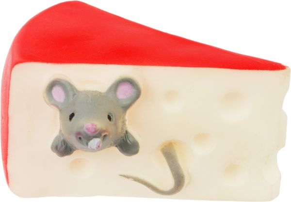 Игрушка для собак Lilli Pet Мышка в сыре со звуком 9 см