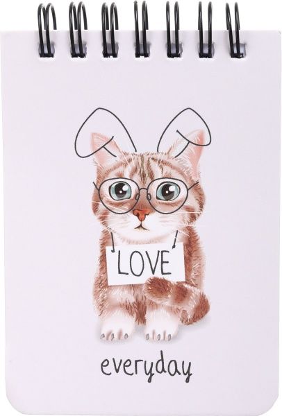 Блокнот Современные коты в театре 10,5x7,5 см