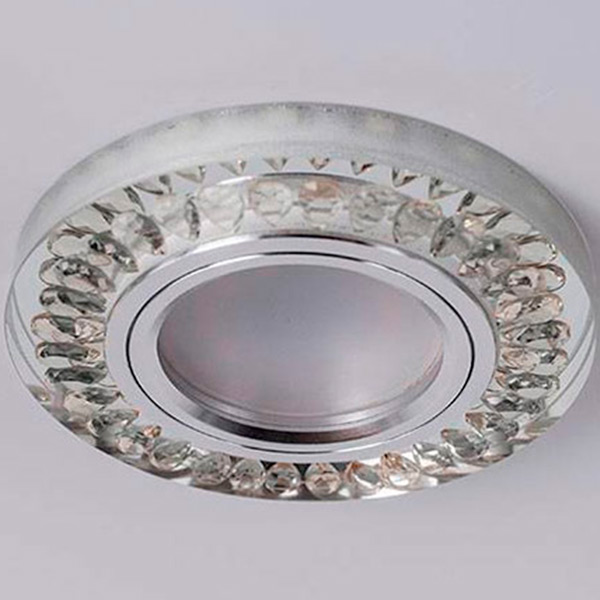 Светильник точечный Светкомплект SVC 902 с LED-подсветкой 7 Вт GU5.3 прозрачный/желтый 