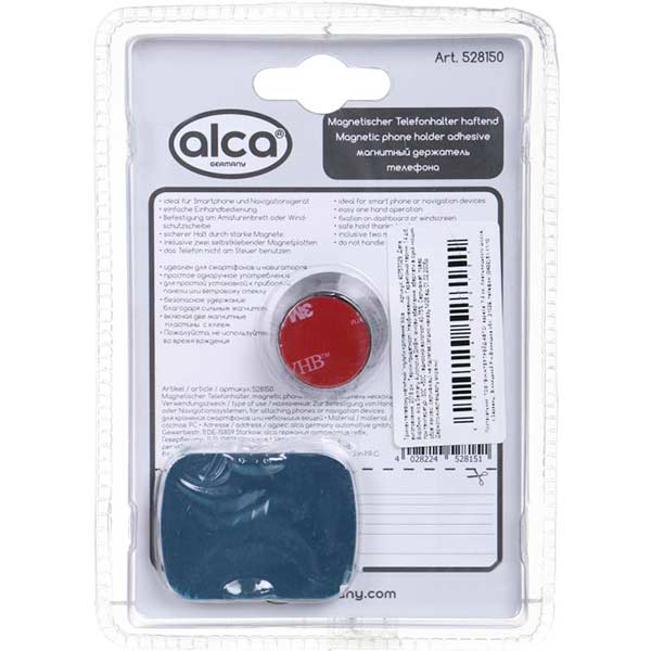 Держатель для телефона магнитный мульти крепления Alca 528150 черный