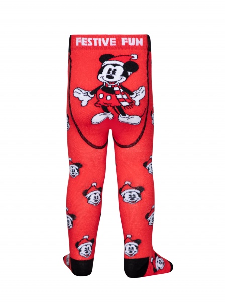 Колготки дитячі унісекс Conte-Kids новорічні Disney 21С-31СПМ 585р.104-110 червоний 