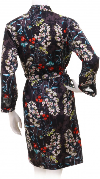 Халат жіночий megotex Епатаж р. S чорний