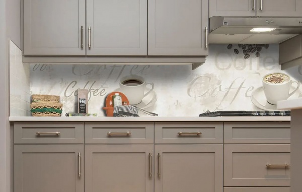 Наклейка на кухонный фартук Zatarga Чашка кофе Z181527 65x250 см