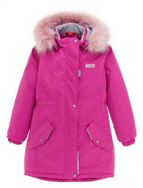 Куртка-парка для дівчаток JOIKS р.152 фуксія G-28 