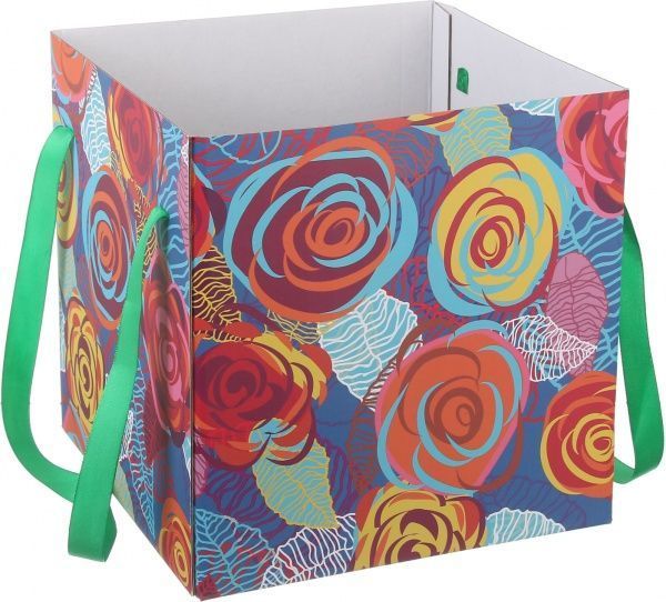 Подарочная коробка с лентой КороBox М