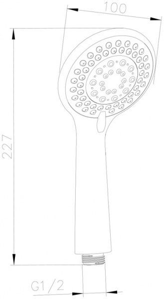 Ручний душ  IMPRESE W100SL1