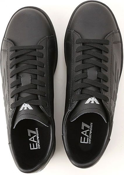 Кросівки EA7 LEATHER SNEAKER X8X001-XCC51-A083 р.11 чорний