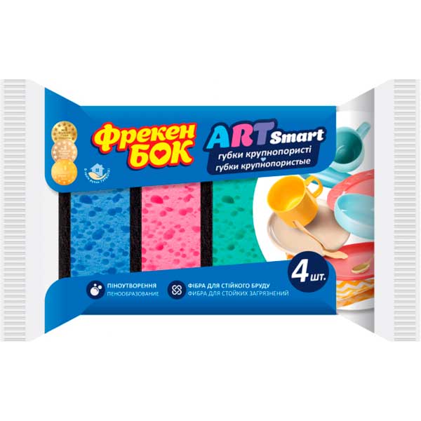 Губка Фрекен Бок ART-Smart 4 шт.