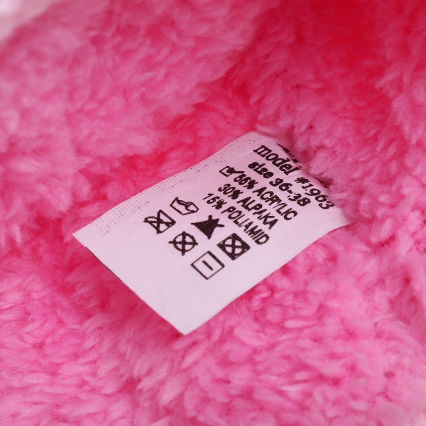 Шапочка дитяча для дівчинки Kraft+ р.36-38 світло-рожевий 2733 