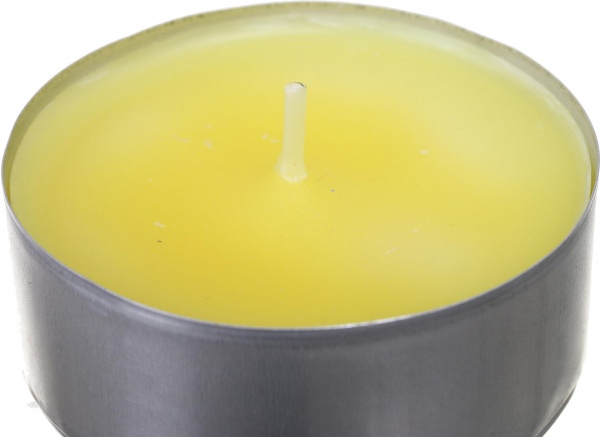 Свеча-таблетка ароматизированная Pako-If Лимон 4 шт. желтый 