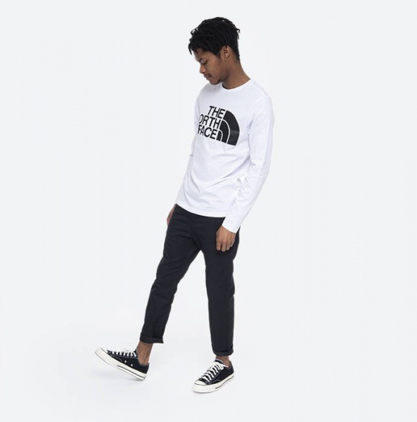 Футболка THE NORTH FACE M STANDARD LS TEE NF0A5585FN41 р.XL білий
