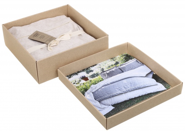 Комплект постельного белья Lisboa 2 бежевый Antonio Pereira 