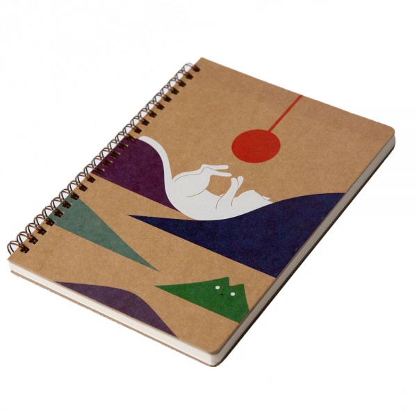 Блокнот Кот и солнце А5 KIRI Sketch