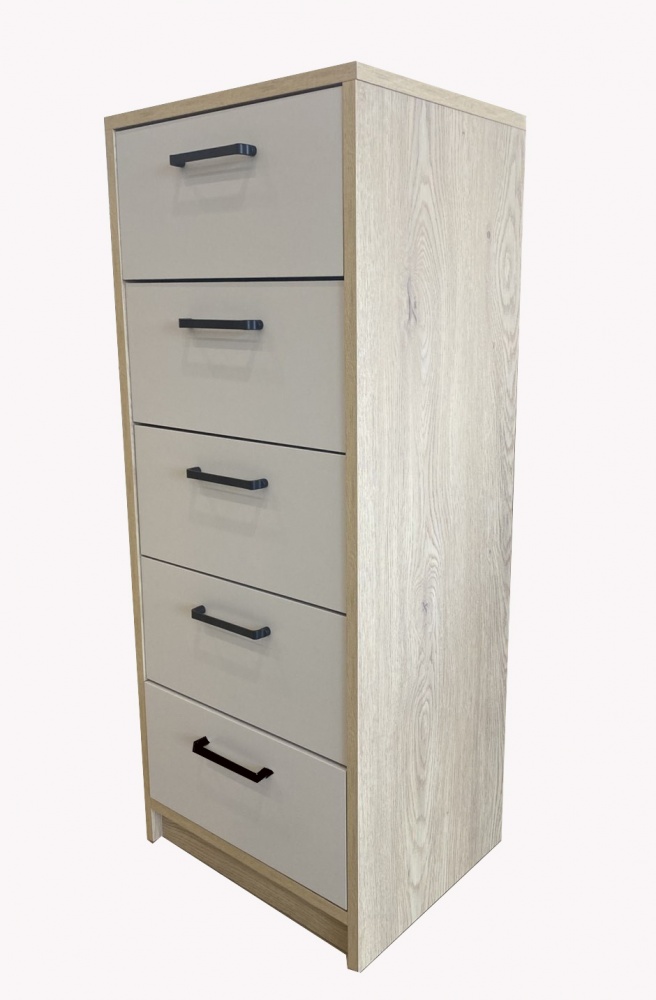 Комод Kartissa Матера 440x1080x354 мм дуб кремона торро/кашемир (М-КМ 5ш/к)