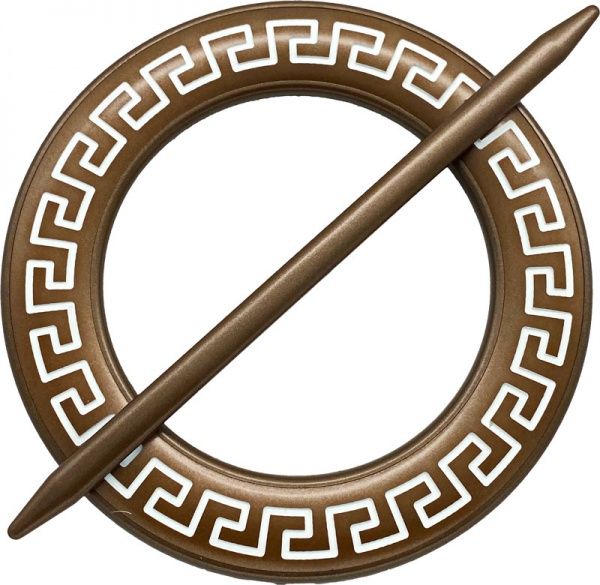 Декор Круг Афины d150 мм коричневый С003-14 MISLT