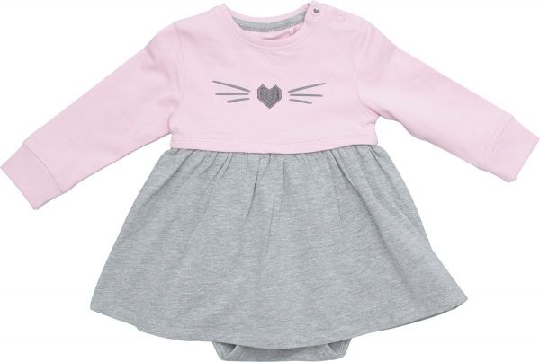 Боди детское 5.10.15. 6T3904 р.86 розовый с серым 