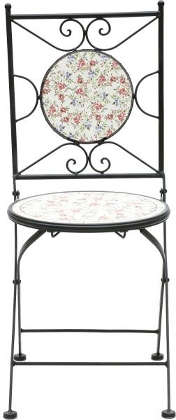 Стілець Mario Trezzini Квіткове поле 38х92 см чорний 