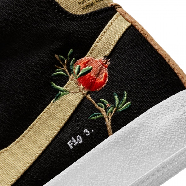 Кроссовки Nike Blazer Mid '77 CI1166-001 р.US 9 черно-белый