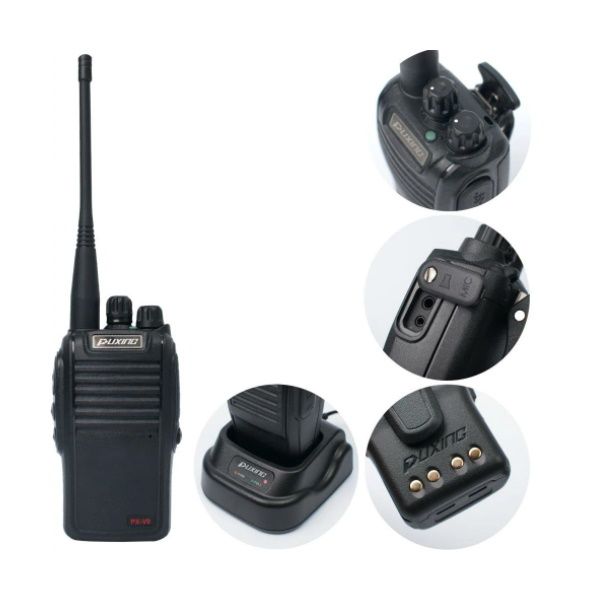 Рація Baofeng Puxing PX-V9 UHF 400-470 МГЦ, ДО 4ВТ, LIION АКБ 1200МАГ, ЧОРНИЙ