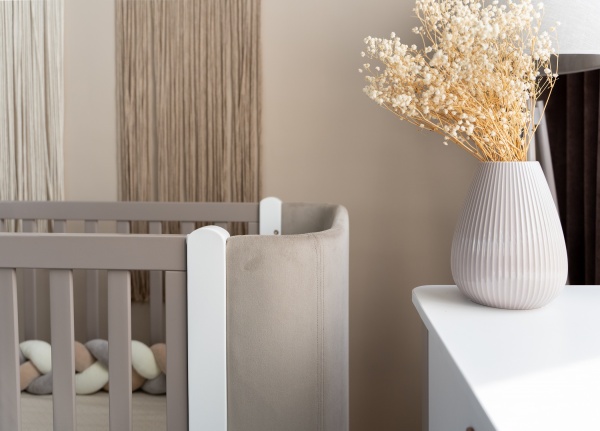 Ліжечко дитяче Veres Монако Велюр капучино-білий 05.3.1.212.13