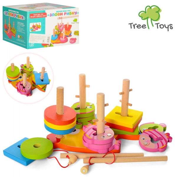 Игрушка деревянная Limo Toy Геометрика MD 0902