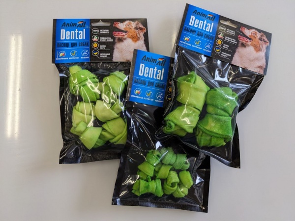 Лакомство AnimAll Дентал кость мюнхенская узловая №5 со спирулиной