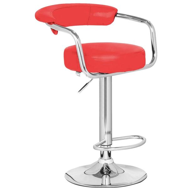 Стул барный AMF Art Metal Furniture Хокер Маркіз Неаполь-36 красный 