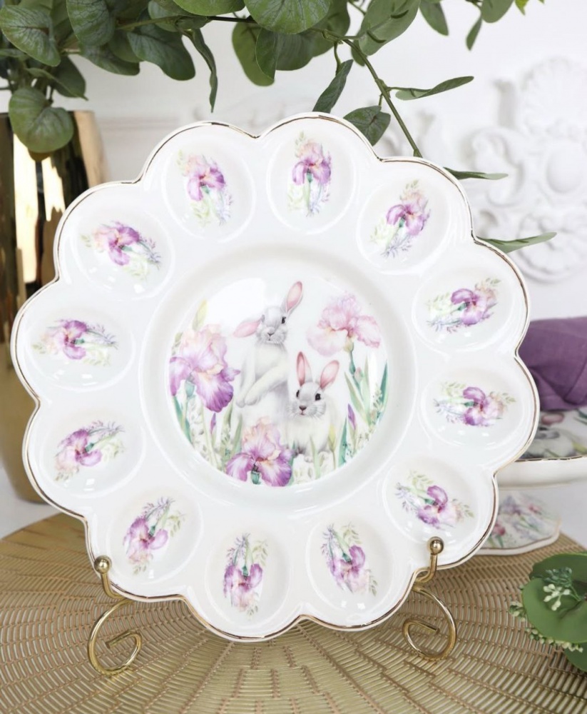 Подставка для яиц Lefard Bunny in Flowers 943-220