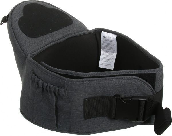 Эрго-рюкзак Хипсит 6 в 1 Love & Carry серый с черным Хіпсіт 