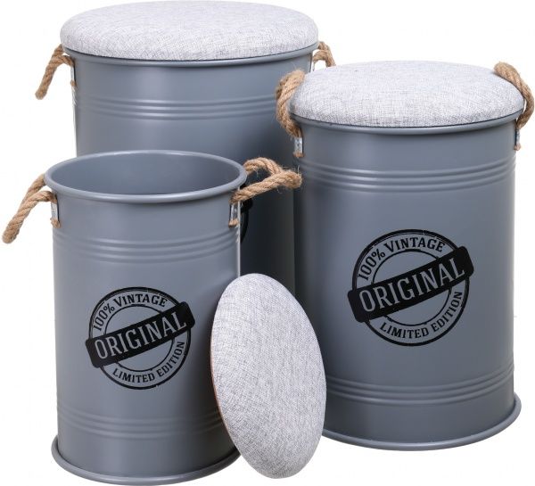 Бочка декоративная Original YA11206L серый 