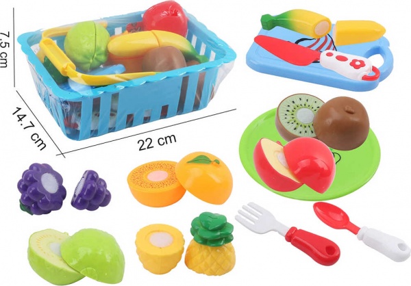 Игровой набор Luna Kids Фрукты 13 шт OTG0921204