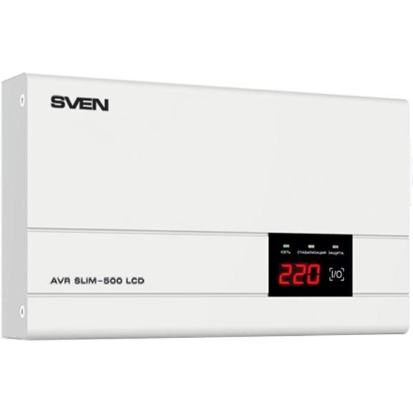 Стабілізатор напруги Sven AVR Slim-500 LCD