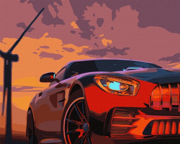 Картина за номерами Сталева міць 40х50 см Ідейка 