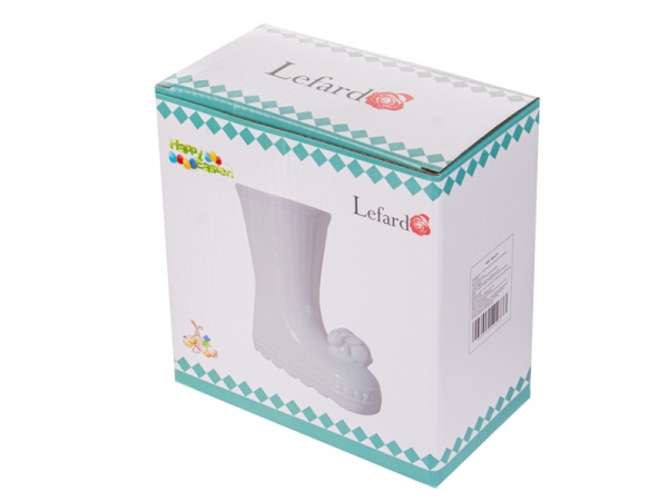 Кашпо керамічне Чобіток із кроликом 16х9х18 см 940-273