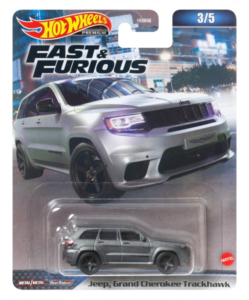 Машинка Hot Wheels колекційна Jeep Grand Cherokee Trackhawk серії Форсаж 1:64 HNW46/HNW48