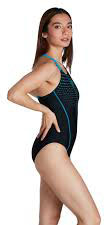 Купальник Speedo MEDLEY LOGO MDLT AF BLACK/BLUE 8-13474D812 р.L чорний