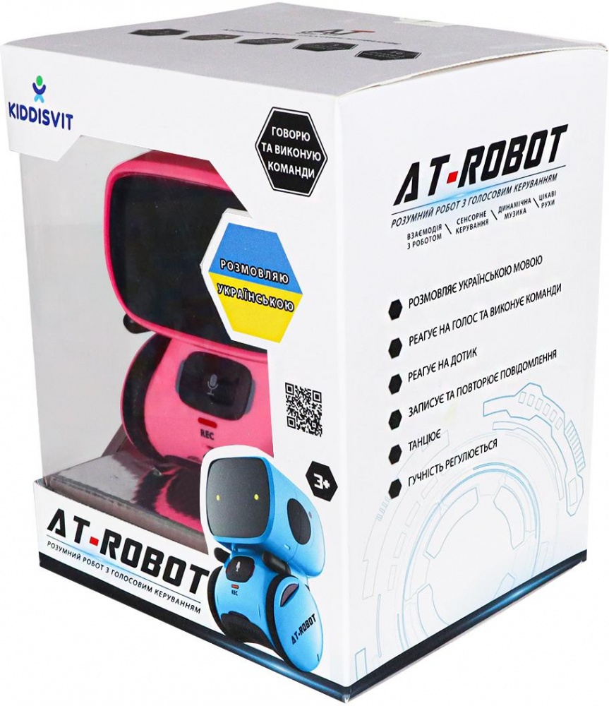 Інтерактивний робот AT-Robot рожевий AT001-04-UKR