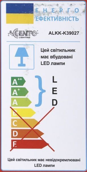 Люстра світлодіодна Accento lighting ALKK-K39027 72 Вт 