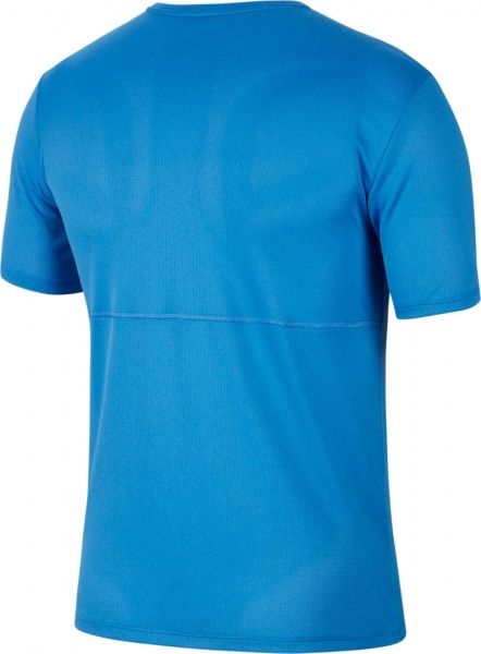 Футболка Nike M NK BREATHE RUN SS WR PO GX CJ5386-402 L блакитний