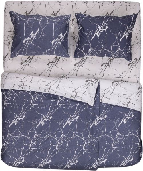 Комплект постільної білизни Stone сімейний синій La Nuit 