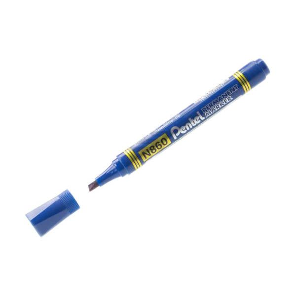 Маркер перманентный синий  Pentel N860-C