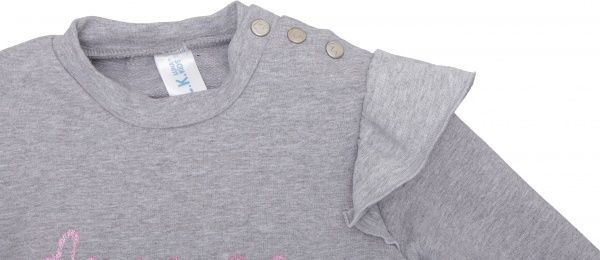 Платье Luna Kids р.92 серый меланж 103545 