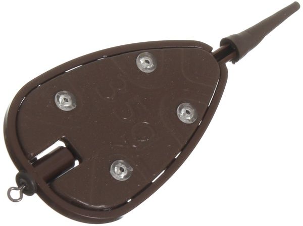 Кормушка 35 г Flat Feeder коричневая поликарбонат