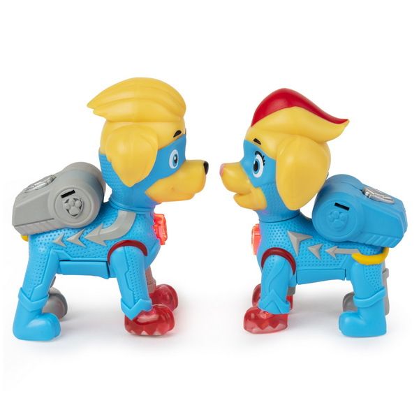 Игровой набор Spin Master Щенячий патруль: щенки-близнецы со световыми эффектами (серия Мегащенки) SM16772 